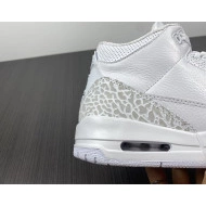 429487-111 'Triple Jordan PS White' Air Retro 3 0808